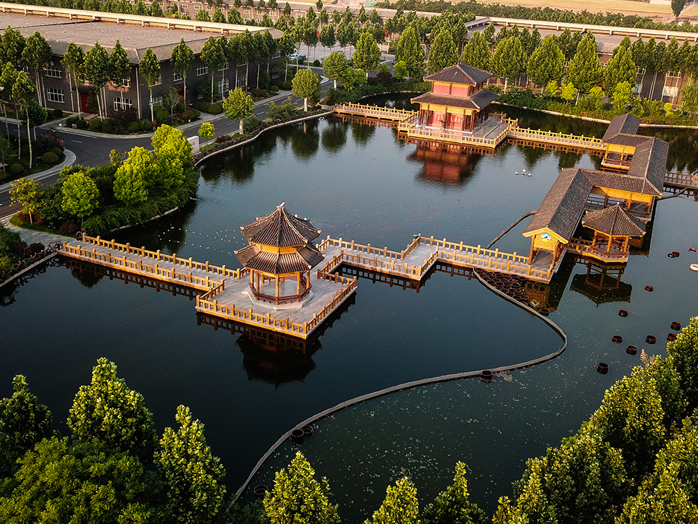 鸟瞰意昂4酒泉湖